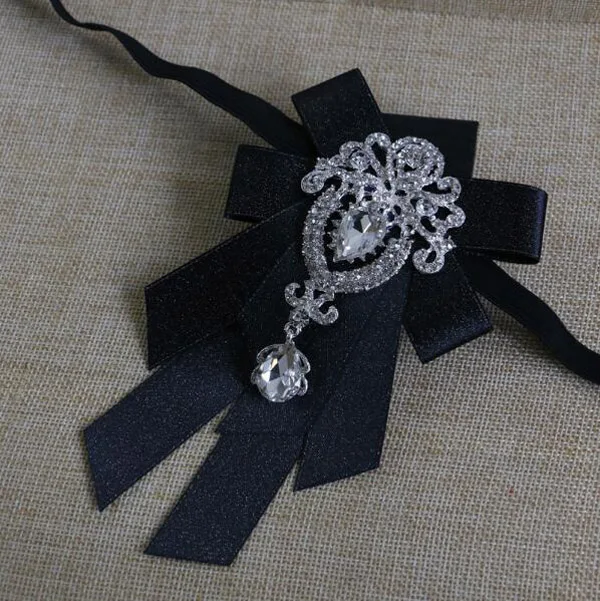 Роскошный Свадебный галстук-бабочка для жениха, модная лента с бриллиантами, галстуки-бабочки для свадебной вечеринки