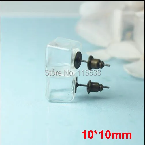 10mm bronze earring