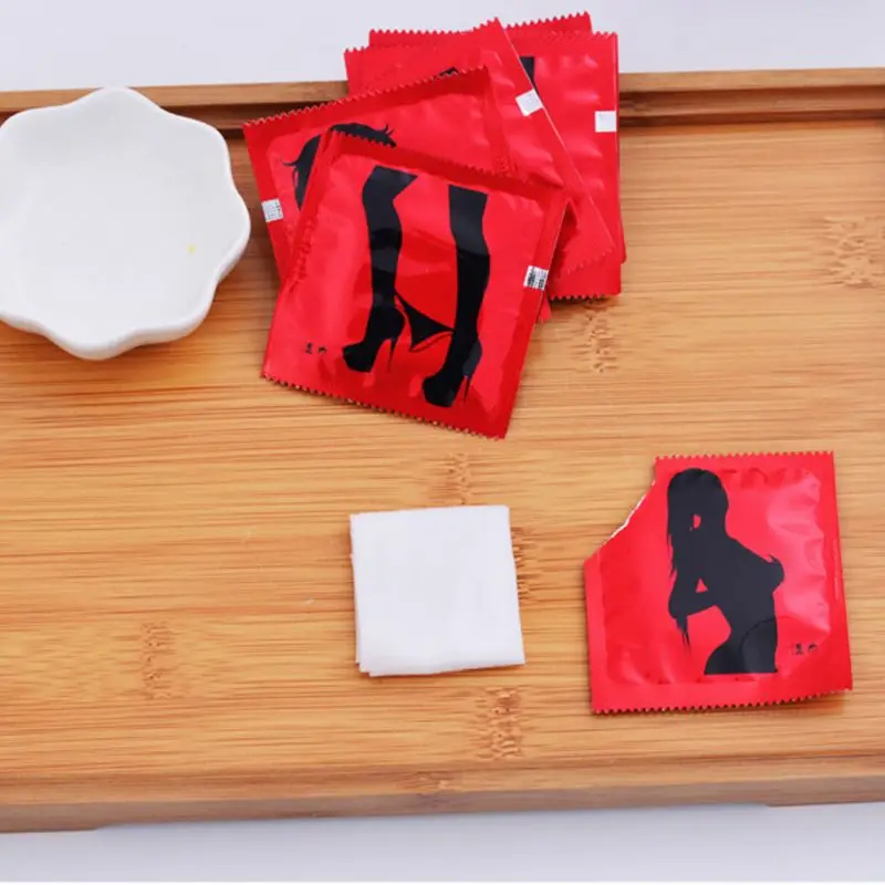10 шт./компл. творческий Хитрый Шутка Забавный кондом Форма мокрый кухонное полотенце Sexy Lady Отпечатано питьевой индивидуально упакованные подарок