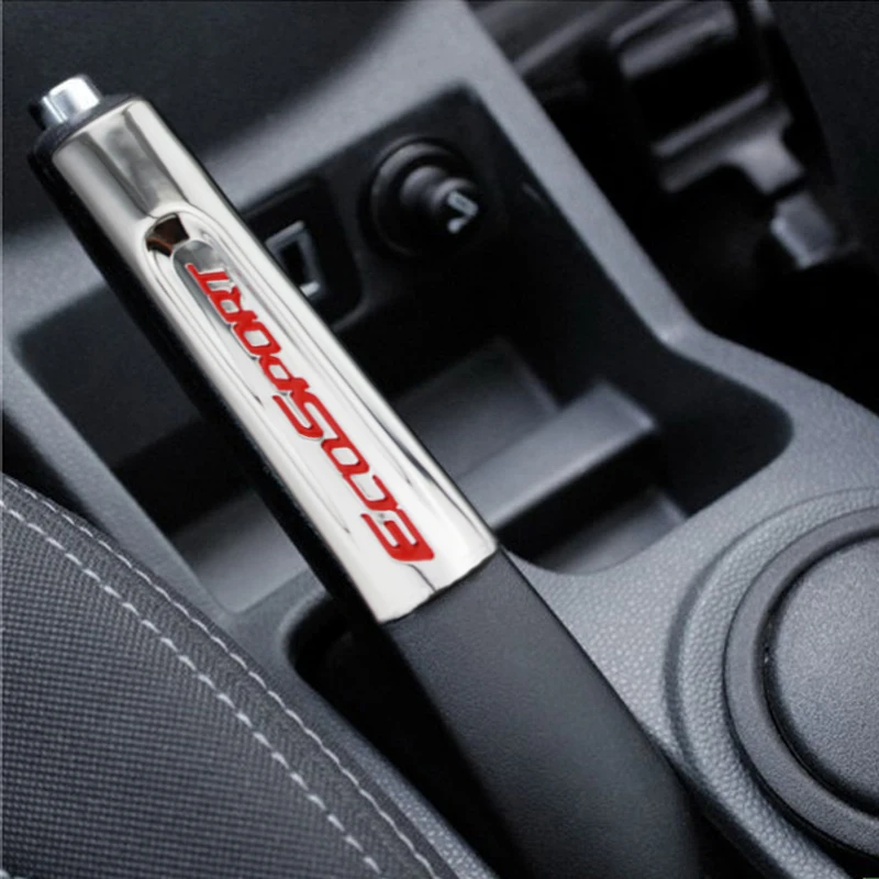Car Styling Chrome Handbrake Trim Hand Brake Cover Sticker for Ford