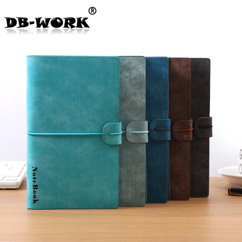 

A6 business notebook small carry-on ultra - quality soft leather loose-leaf notepad, notebook can customize the logo