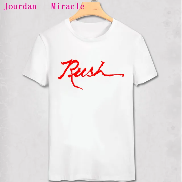RUSH Logo Print Black T Shirt New Official Band Merch Album Art Design