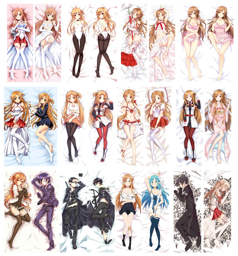 

Anime Dakimakura Body Sword Art Online 150x50cm 100x35cm Pillow Case Cover Manga 1