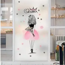 Декоративного стекла наклейки прозрачный Непрозрачное окно бумага оконная Пленка Наклейки на окно в ванную ванная комната целлофан-46