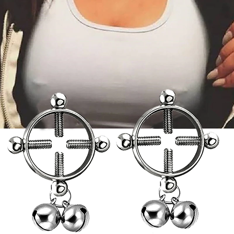 

Round Fake Non-Piercing Nipple Shield Ring Sexy Breast Body Piercing Jewelry for Women
