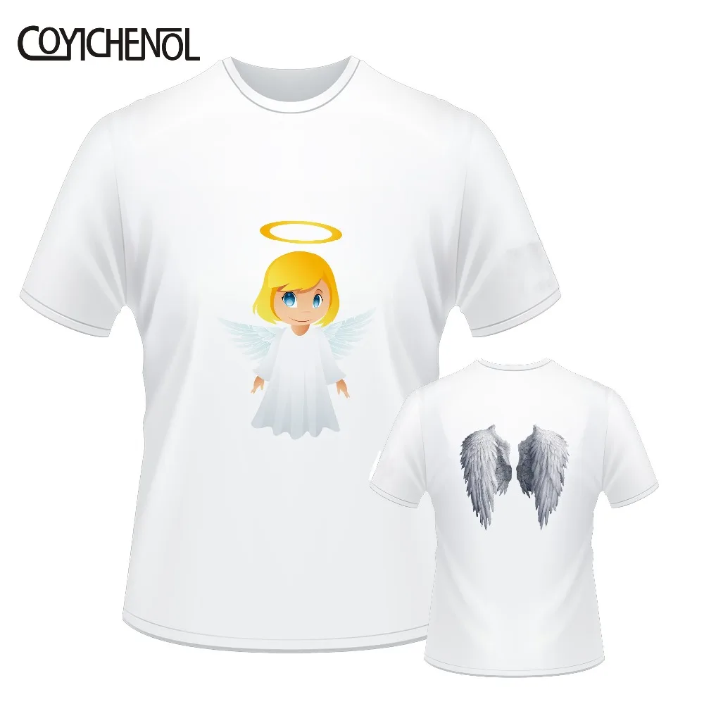 

Angel customize print tshirt men large size solid color top 7XL casual short sleeves tops o-neck casual oversized shirt