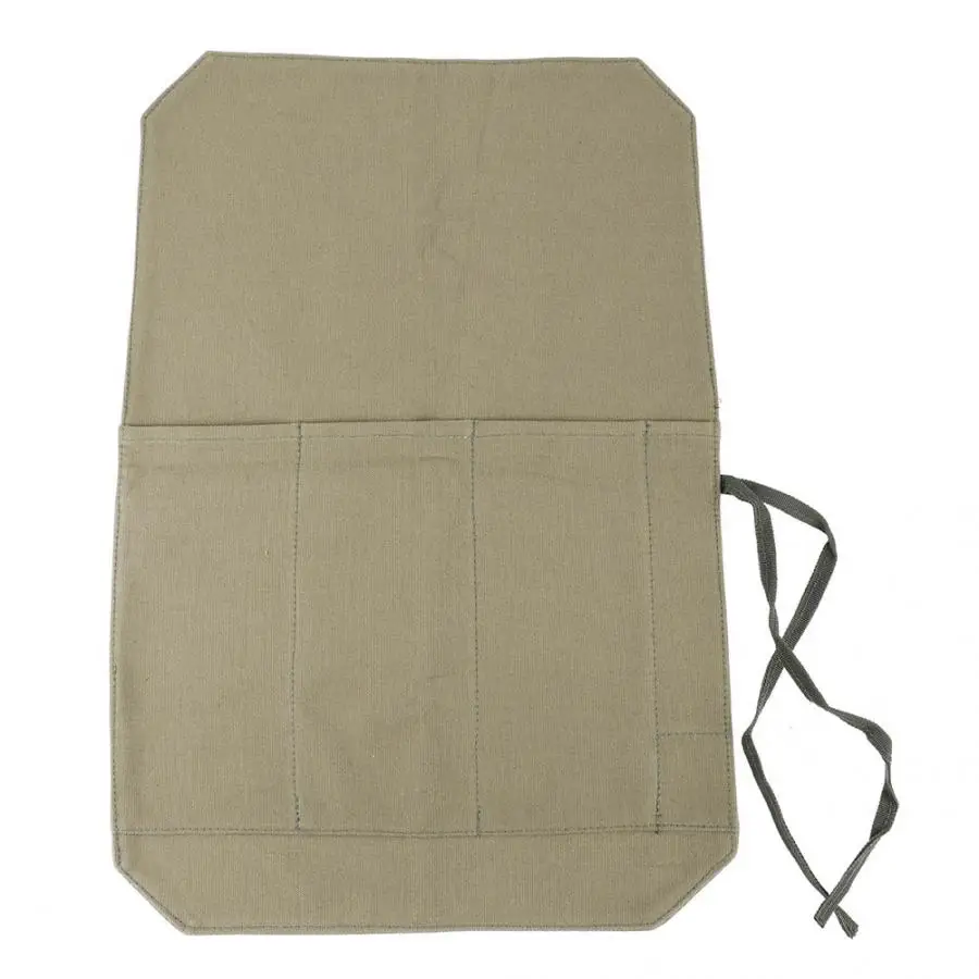 

Portable 4 Pocket Chef Knife Roll Bag Kitchen Cooking Accessories Storage Carry