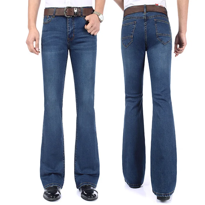 Осеннее Новое поступление, мужские расклешенные джинсы с высокой талией, длинные расклешенные джинсы для мужчин, расклешенные джинсы Hommes bell джинсы с кроем для женщин и мужчин