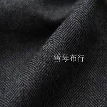 70% шерстяной твид елочка средний серый цена за 1 ярд 59"