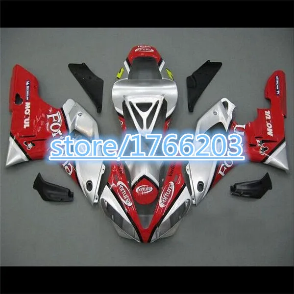 

For YAMAYA YZF-R1 YZF-1000 Fortuna 00-01 YZF R1 YZF 1000 Red silver YZFR1 YZF1000 00 01 2000 2001 Fairing Ning