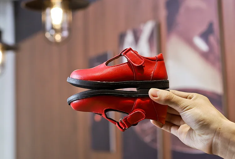 AFDSWG/детская обувь из искусственной кожи; красная детская обувь с заклепками для девочек; розовые мокасины для девочек; Черная детская кожаная обувь; детская обувь принцессы