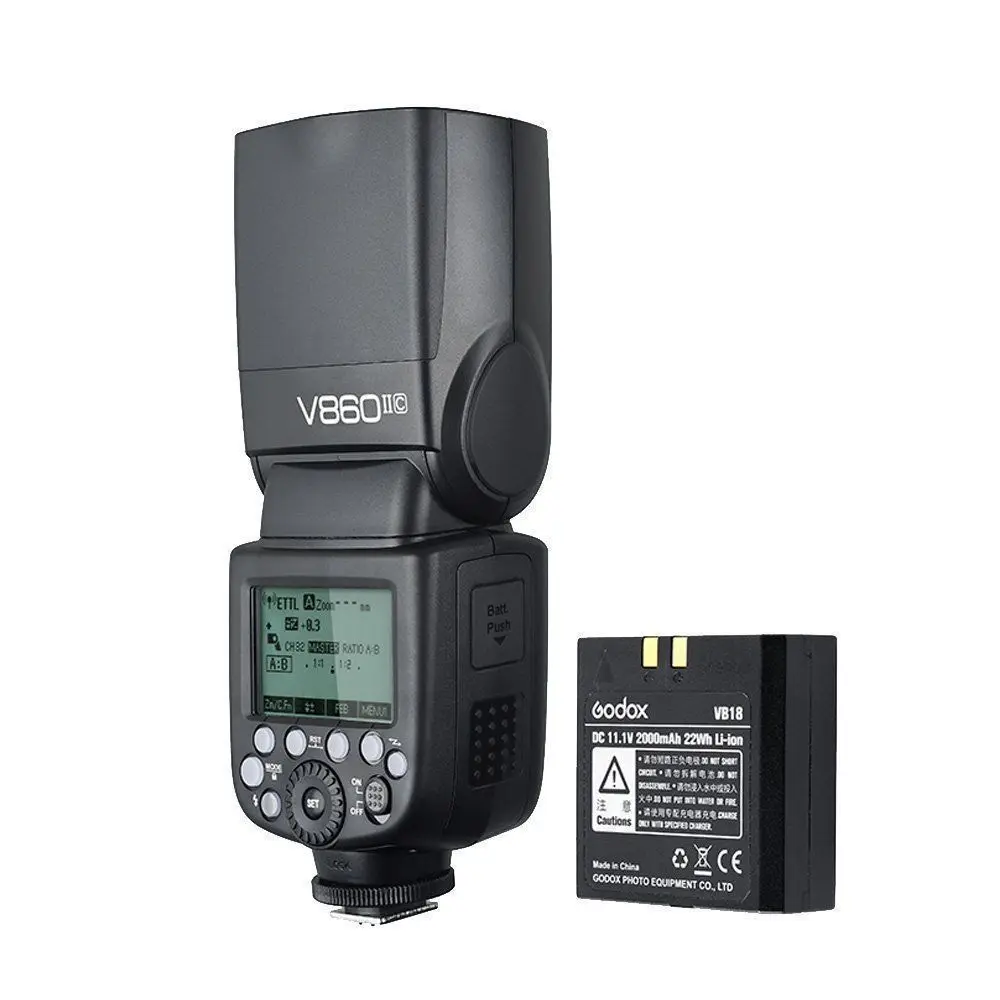 Godox VING V860IIO TTL вспышка для камеры с разъемами Master И Slave Вспышка Speedlite 2,4 г Беспроводной X Системы 1/8000 s HSS GN60 для Olympus Panasonic
