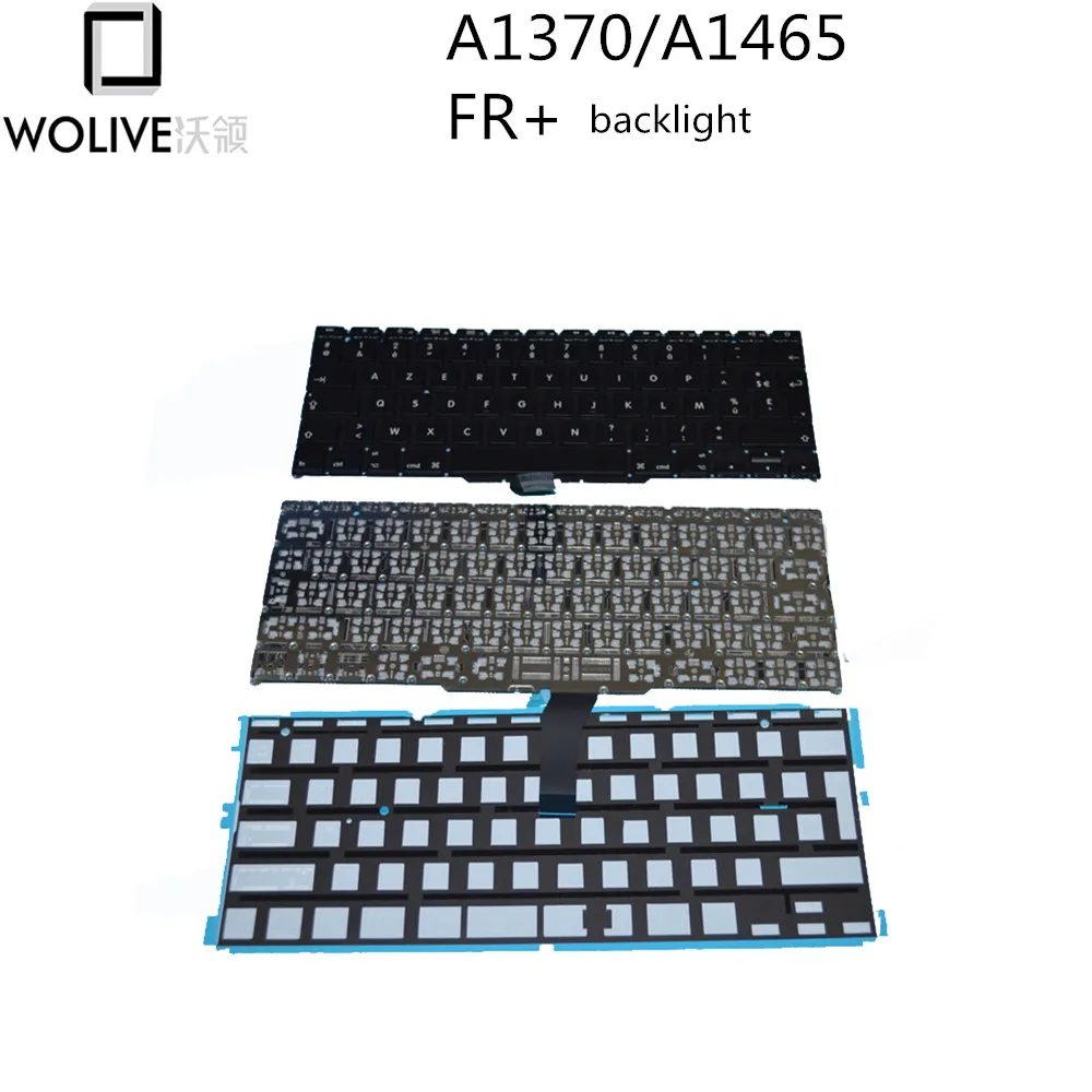 Wolive Brand New For font b MacBook b font Air 11 A1370 A1465 AZERTY FR French