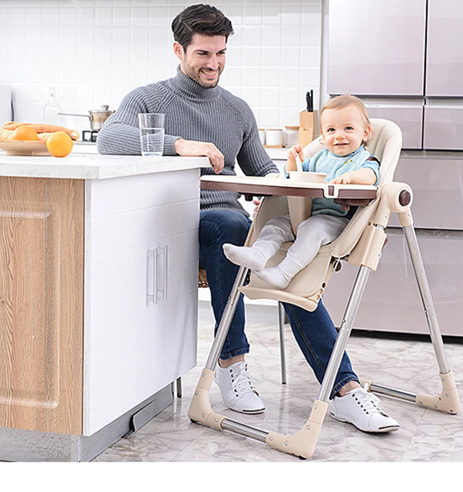 Многофункциональный Детский Стульчик для кормления Портативный младенческой столовой регулируемый по высоте стол детские стол-стулья стульчик для кормления сиденье легкого складывания