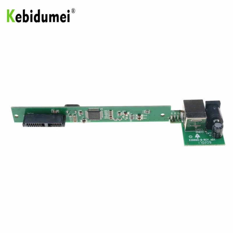 Kebidumei тонкий USB2.0 SATA внешний корпус для DVD жесткий пластиковый чехол для ноутбука ноутбук 12,7 мм CD-ROM чехол без оптического привода