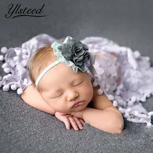 40 см* 40 см реквизит для фотосъемки новорожденных Детское фото обертывания кружевное цветочное одеяло с кисточками реквизит для фото младенца