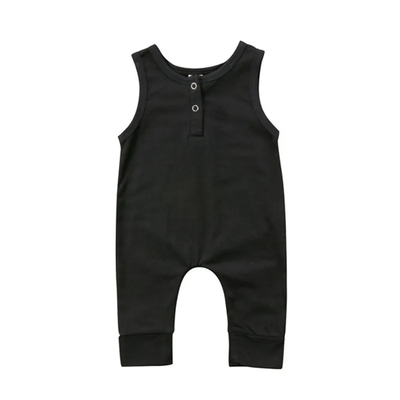 Baby Romper Newborn Toddler Boys Girls Fashion Cool Black One Piece