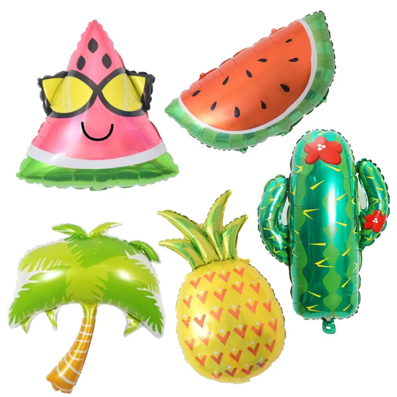 

Flamingo Pineapple Beer Cup Foil Balloons Birthday Party Decorations Kids Adult Party Summer Beach Party Helium Globos Balloon