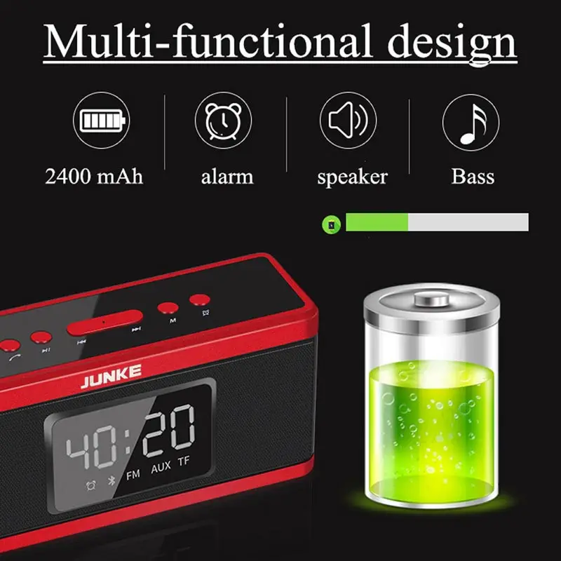 Портативный Bluetooth динамик беспроводной стерео супер бас Музыка Soundbox с