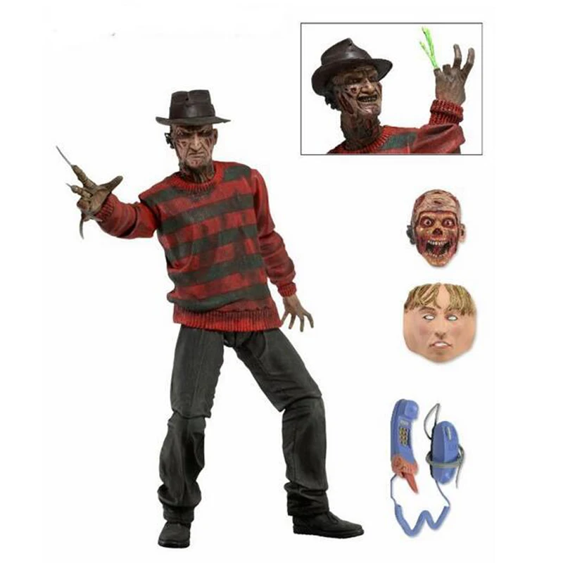 

NECA A Nightmare on Elm Street Freddy Krueger 30th PVC Action Figure Collectible Toy 7" 18cm