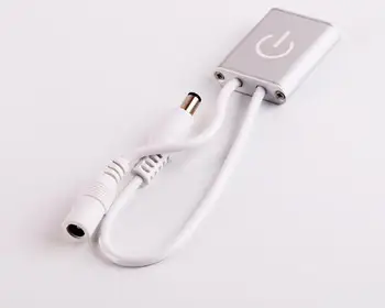 

Mini LED Dimmer With Touch Switch DC12v/24v Max 3A Touch Control Male and Female Plug For G4/3528 LED Strip