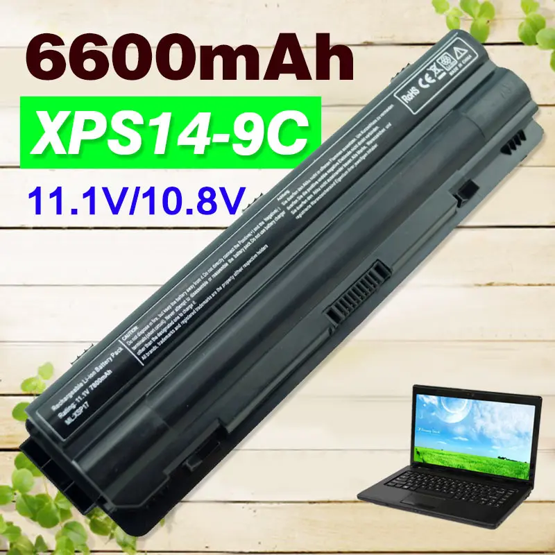 Buy 6600mAh laptop Battery for Dell XPS 14 15 17 L401x