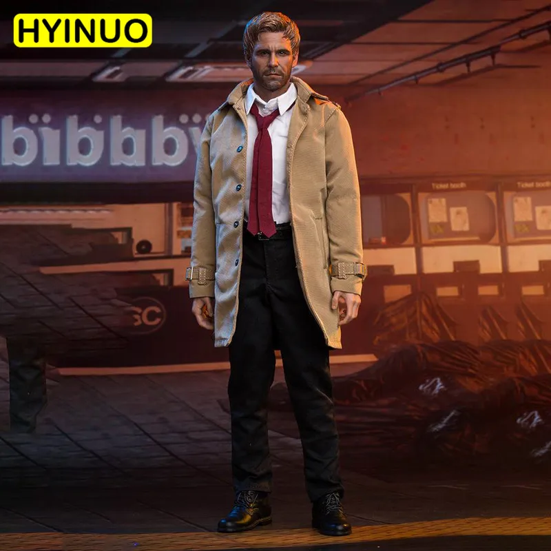 

1/6 Scale SST007 Constantine Ghost Detective Matt Ryan Action Figure Set W/2 Sculpt Model 12' Full Set Action Figure Dolls Toys