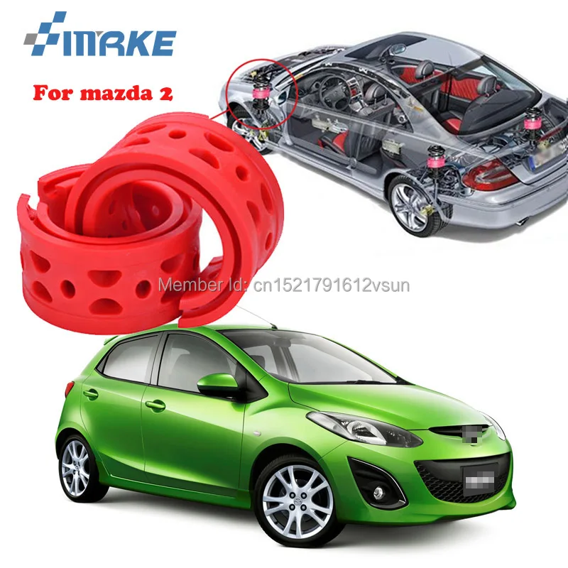 SmRKE для Mazda 2, высококачественный передний/задний автомобильный амортизатор, пружинный бампер, силовая Подушка, буфер