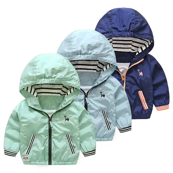 

2018 Spring Autumn 2-10 Years Children Gift Sports Long Sleeve Zipper Pocket Outdoor Tops Outwear School Baby Kids Boys Jacket