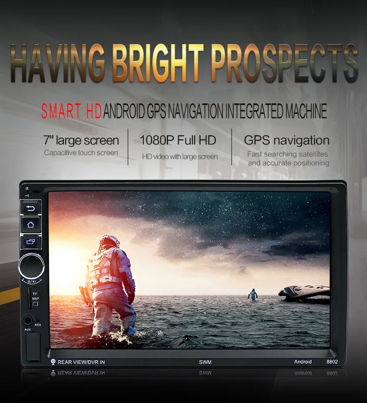 Sale Car Radio High Definition 7 Inch Touch Screen Car Bluetooth MP5 Player Car Double Spindle MP4 Navigation Integrated Machine 0