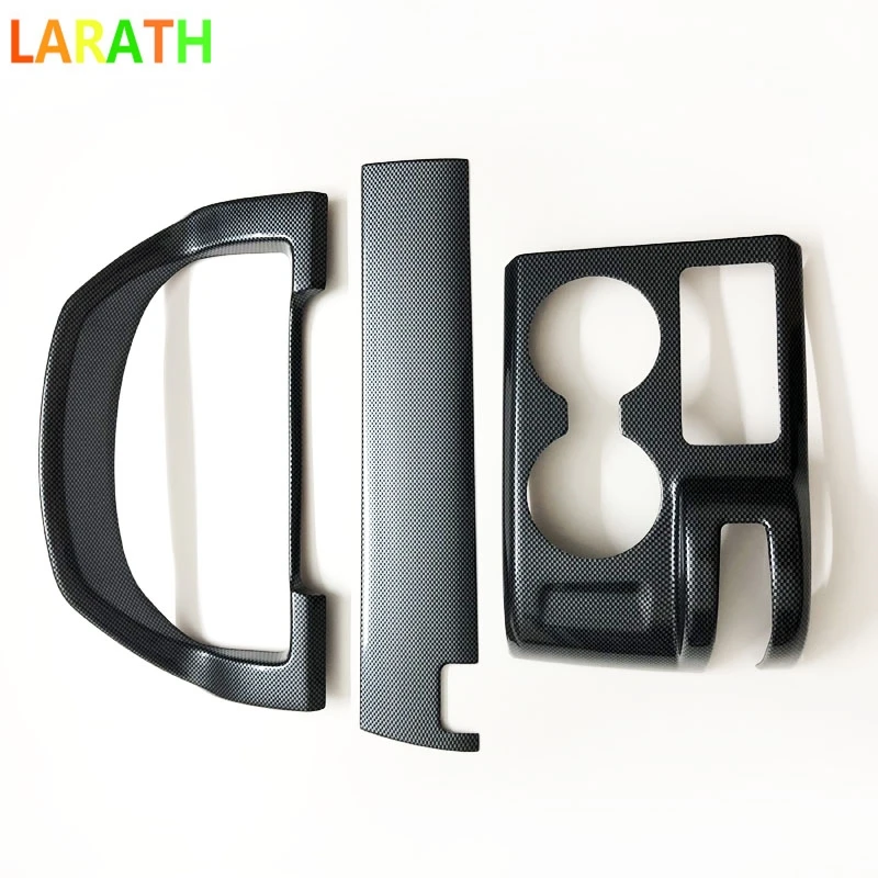 

The New For Honda CRV 2007 2008 2009 2010 LHD ABS Carbon Fiber Paint Front Dashboard Gear Shift Panel Copliot Middle Frame