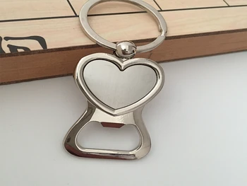 

200pcs/lot Fast Shipping DIY Picture Love Heart Bottle Opener Keychain Keyring Wedding Favor Souvenir