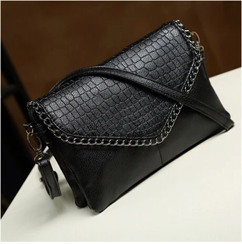 

Women Fashion Small Shoulder Messenger Bag Soft Leather Crossbody Envelope Ladies Clutches Bolsas Femininas Dollar Price Bolsa
