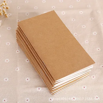

1pcs Carry-in notebook travel notebook core loose-leaf refill 95*165 portable notebook diary notebook