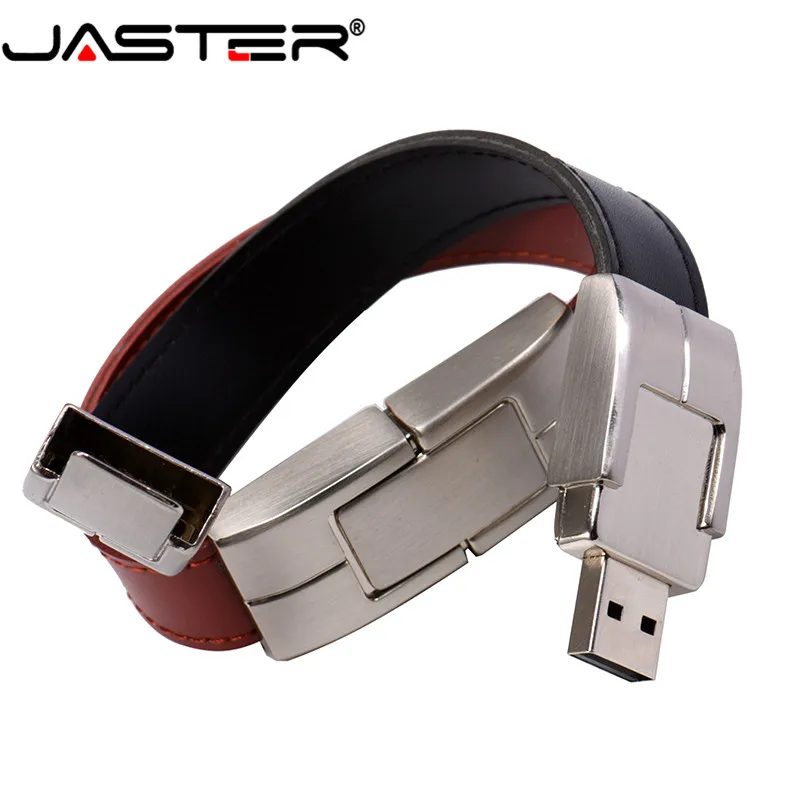 Новый стиль коричневая/черная кожаная модель usb 3 0 JASTER 8 ГБ 16 32 флеш накопитель