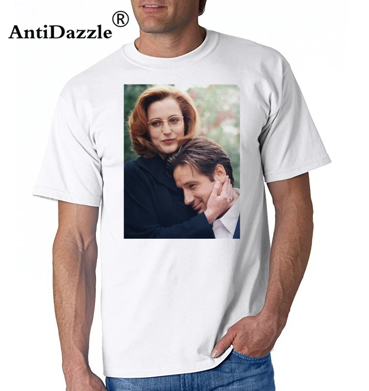 

X Files T Shirt Dana Scully X Files Fox Mulder T-Shirt Men Short-Sleeve Tee Shirt Print Basic 100 Cotton Plus size Fun Tshirt