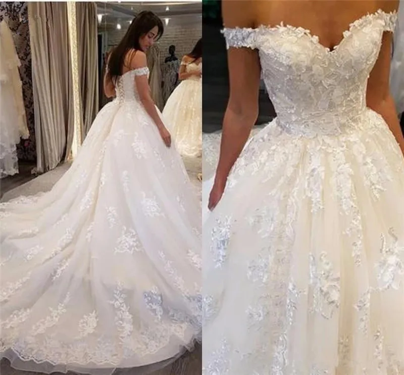 Роскошное бальное платье принцессы Vestido de Noiva с V образным вырезом Свадебное