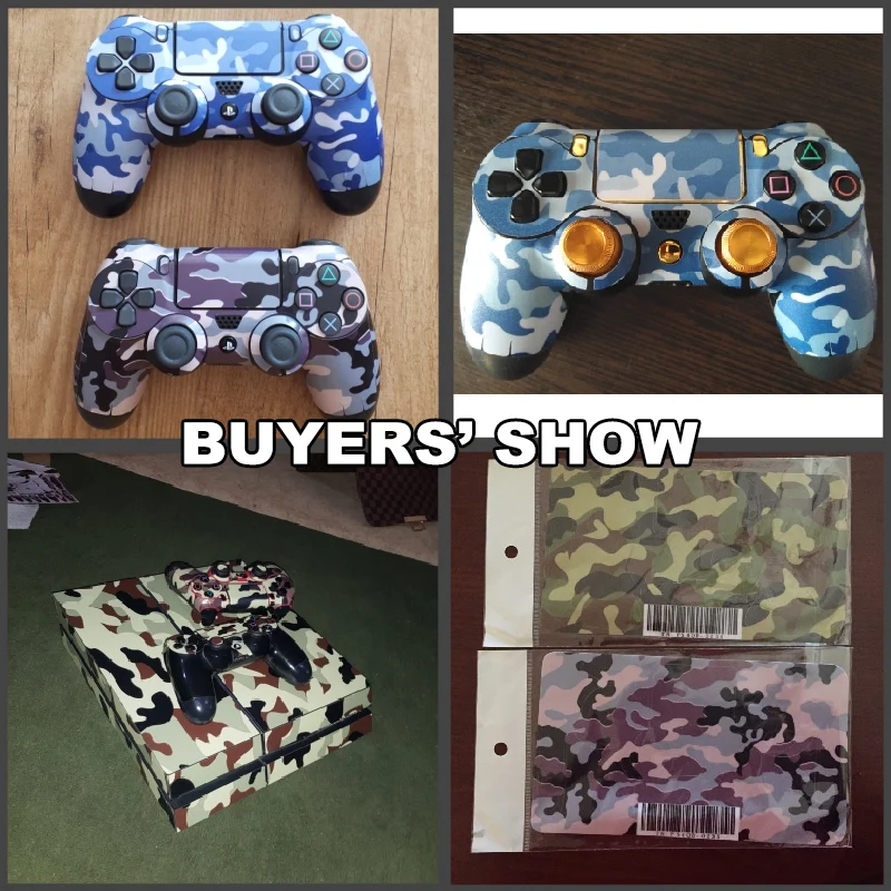 Для контроллера Sony PS4 камуфляжная виниловая наклейка Обложка для Playstation 4 на