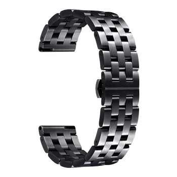 

ASHEI 22mm 20mm Stainless Steel Watch Bands For Samsung Galaxy Watch 46mm 42mm Active Gear S3 S2 Classic Sport Band Strap