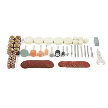 105 шт. роторный Электроинструмент режущий диск оправки дрель шлифовальная лента шлифовальный станок Полировочный набор Мультифункциональный Деревянный инструмент для ремонта работы