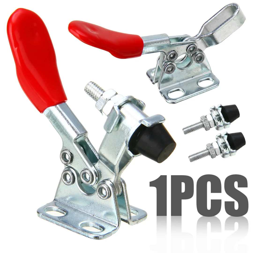 27kg 50kg 90kg Vertical/Horizontal Toggle Clamp Push Pull Toggle Clamp Quick Release Hardware Hand Tool