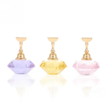 

Practice Training Display Stand Crystal Holders Alloy False Nails Showing Shelf Manicure Tools