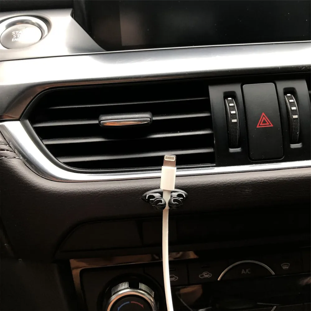 

8pcs Car Wire Clip Stickers for FIAT 500 Idea Uno Palio Freemont Cross Coroma Panda Tipo Punto