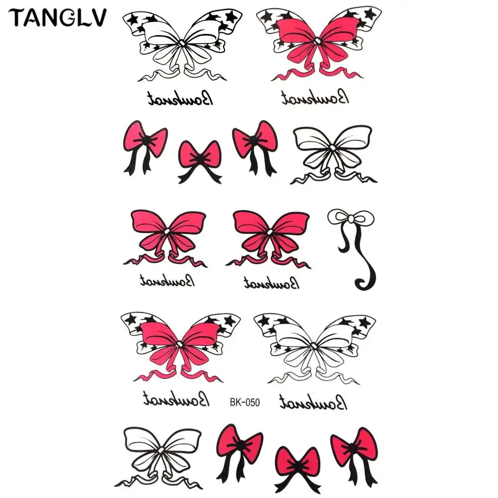 TANGLV желтый Мамба Кобра Змея временная татуировка боди-арт руки флэш-тату наклейки 19*10,5 см Водонепроницаемая поддельная хна безболезненная - Цвет: BK050