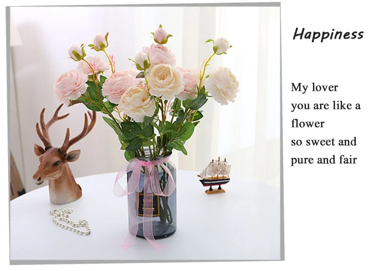 silk peonies artificial flower (12)