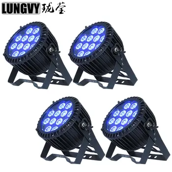 

Free Shipping 4pcs/lot Waterproof 12x15w 5in1 RGBWA Outdoor Led Par Light Dj Night Club Party Event
