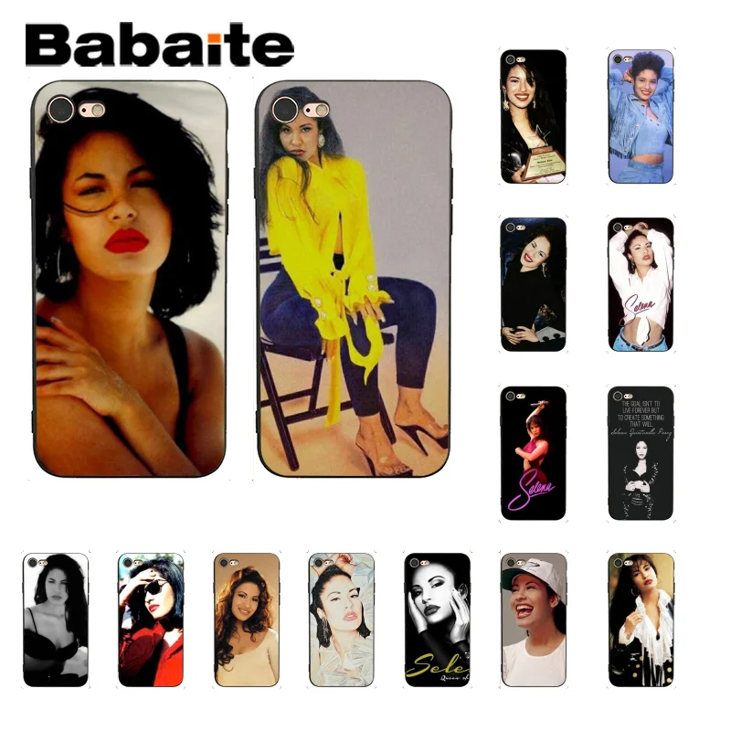 

Babaite selena quintanilla Custom Photo Soft Phone Case for iPhone 8 7 6 6S Plus X XS MAX 5 5S SE XR 10 11 11pro 11promax Cover