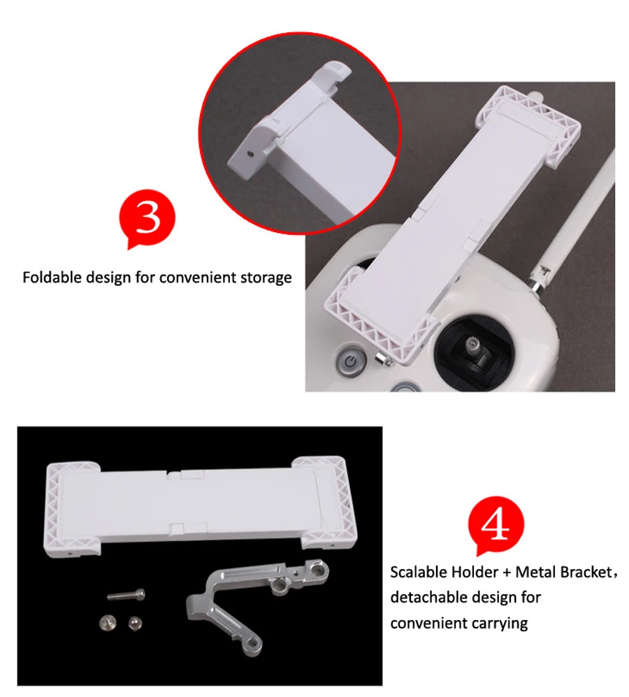 5,5 7,9 9,7 телефон планшеты Расширенный Поддержка Держатель с металлическим кронштейном для DJI Phantom 3 S 3A 3 P Phantom 4/4 PRO Inspire