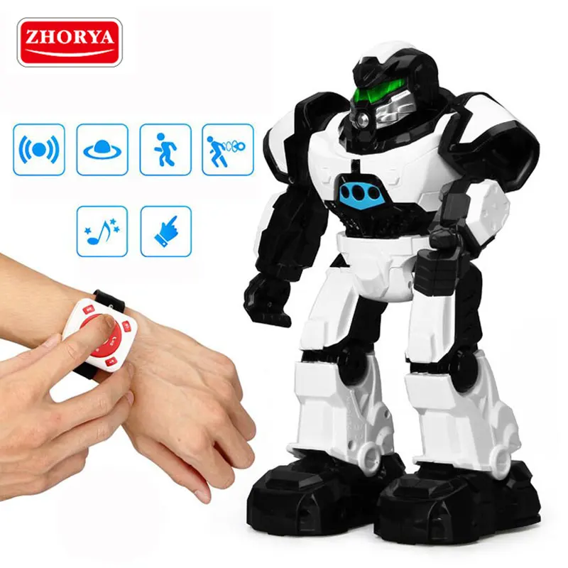 

Zhorya toys RC Robot Intelligent robot with dance Dual Remote operation of watch and remote control Educational toys for boys