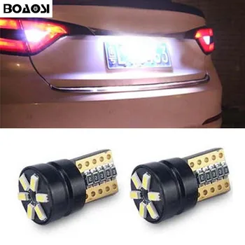 

BOAOSI 2x bright LED T10 3014smd Canbus no error License Plate Light for Mitsubishi asx Lancer Outlander Galant Pajero
